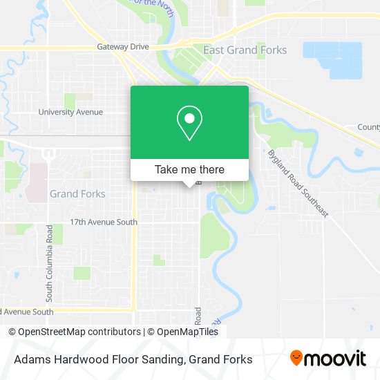 Adams Hardwood Floor Sanding map