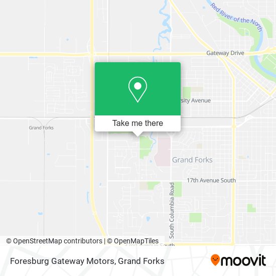 Foresburg Gateway Motors map