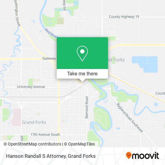 Hanson Randall S Attorney map