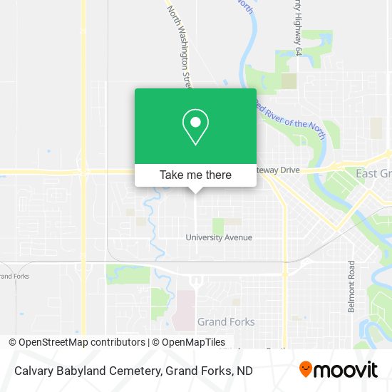 Calvary Babyland Cemetery map