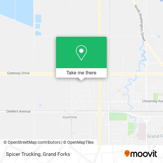 Spicer Trucking map