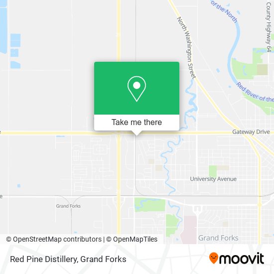 Red Pine Distillery map