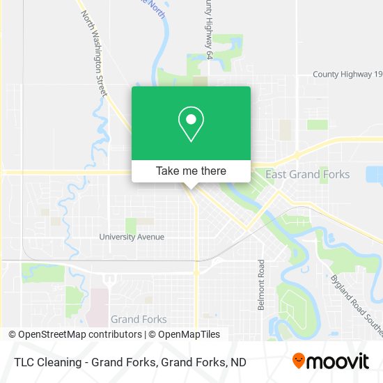 TLC Cleaning - Grand Forks map