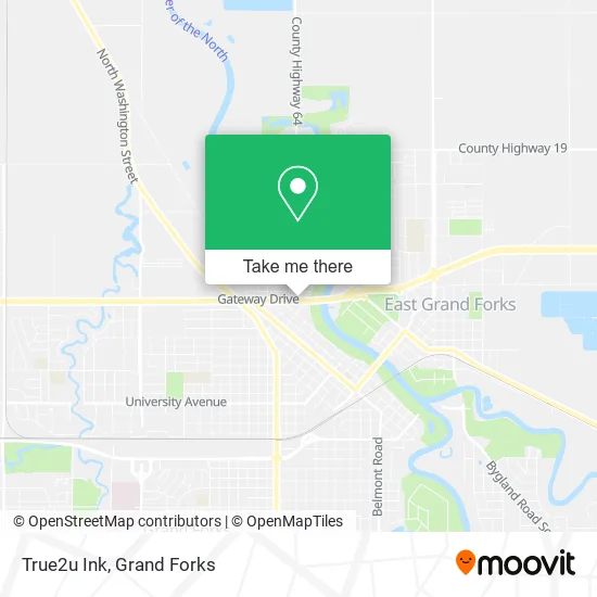 True2u Ink map