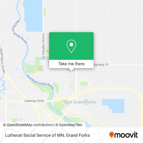 Lutheran Social Service of MN map