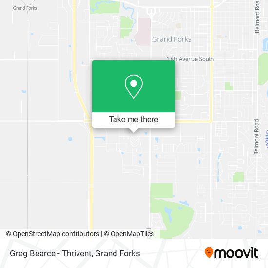 Greg Bearce - Thrivent map