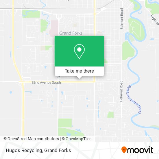 Hugos Recycling map