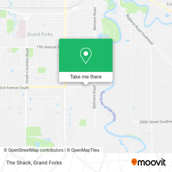 The Shack map