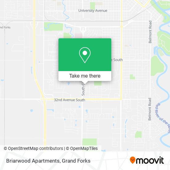 Briarwood Apartments map