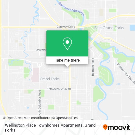 Wellington Place Townhomes Apartments map