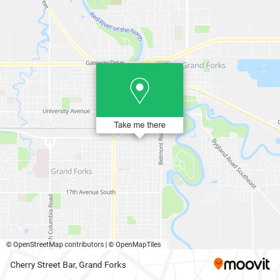 Cherry Street Bar map
