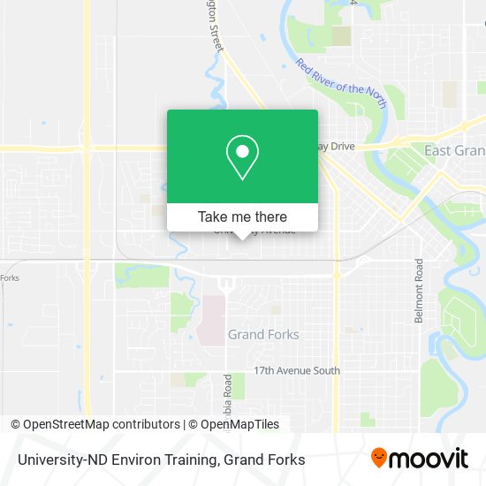University-ND Environ Training map