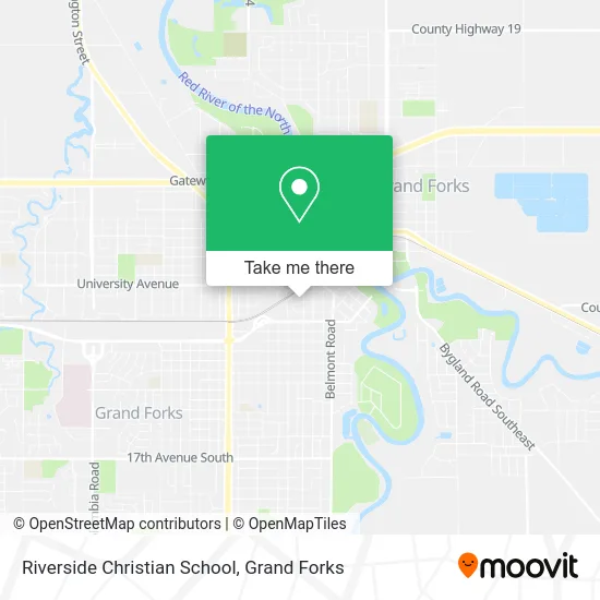 Riverside Christian School map