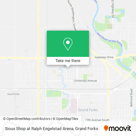 Sioux Shop at Ralph Engelstad Arena map