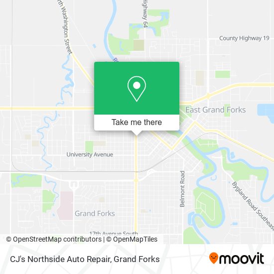 CJ's Northside Auto Repair map