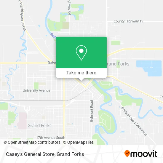 Mapa de Casey's General Store