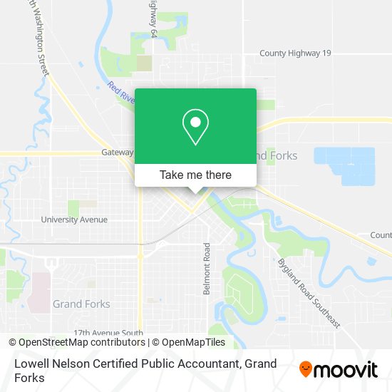 Mapa de Lowell Nelson Certified Public Accountant