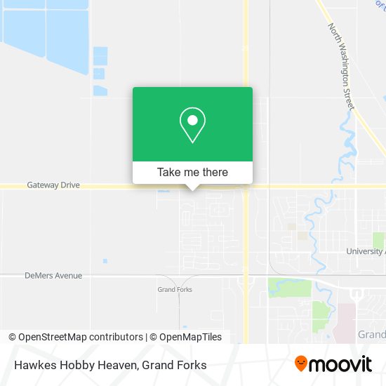 Hawkes Hobby Heaven map
