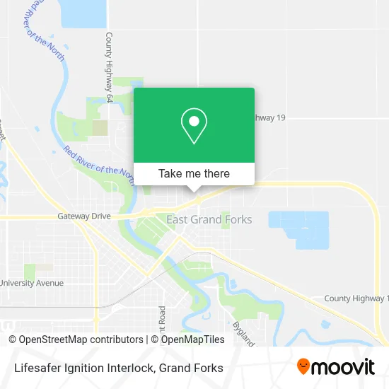 Lifesafer Ignition Interlock map