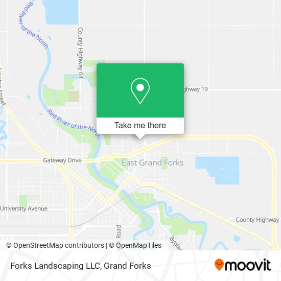 Forks Landscaping LLC map