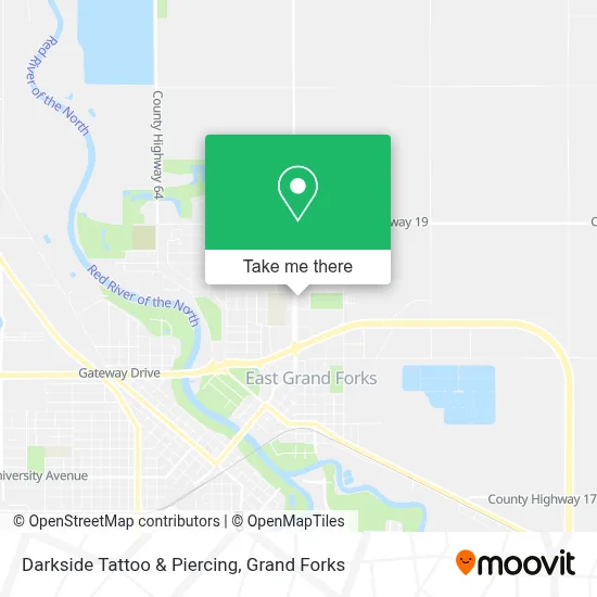 Darkside Tattoo & Piercing map