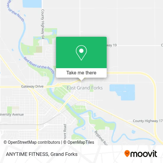 ANYTIME FITNESS map