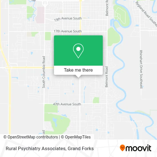 Rural Psychiatry Associates map