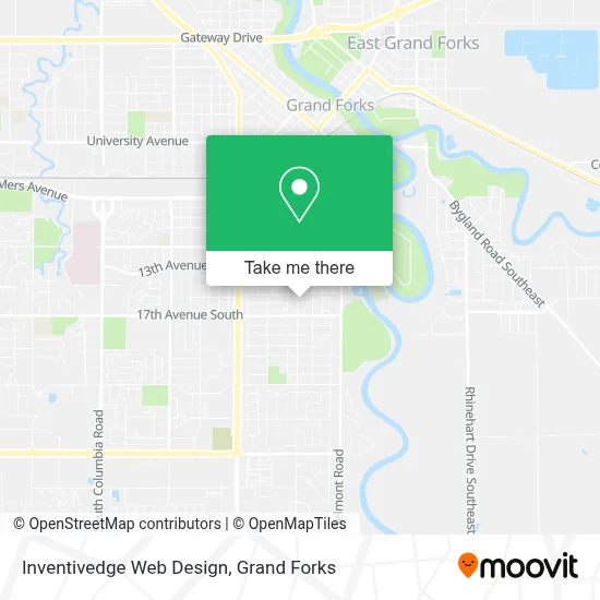 Inventivedge Web Design map