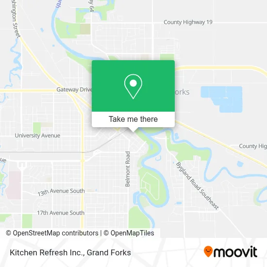 Kitchen Refresh Inc. map
