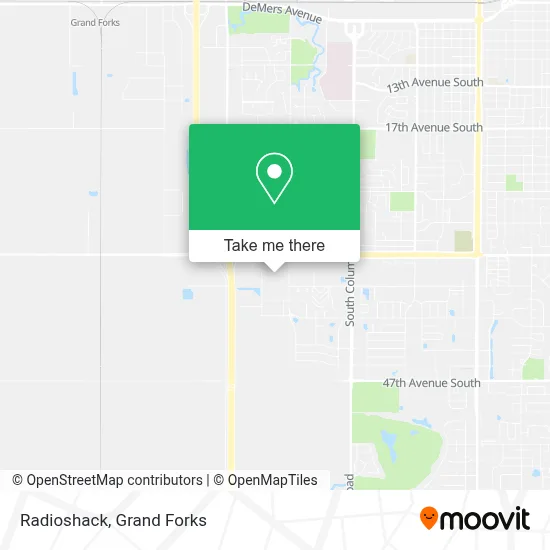 Radioshack map
