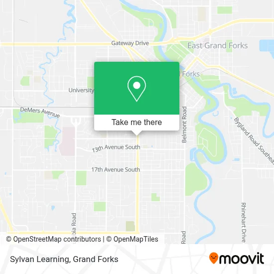 Sylvan Learning map