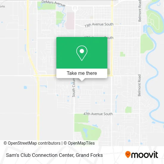 Sam's Club Connection Center map