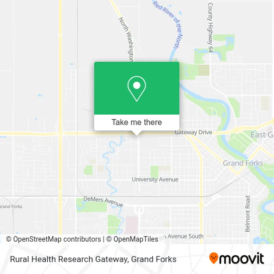 Rural Health Research Gateway map