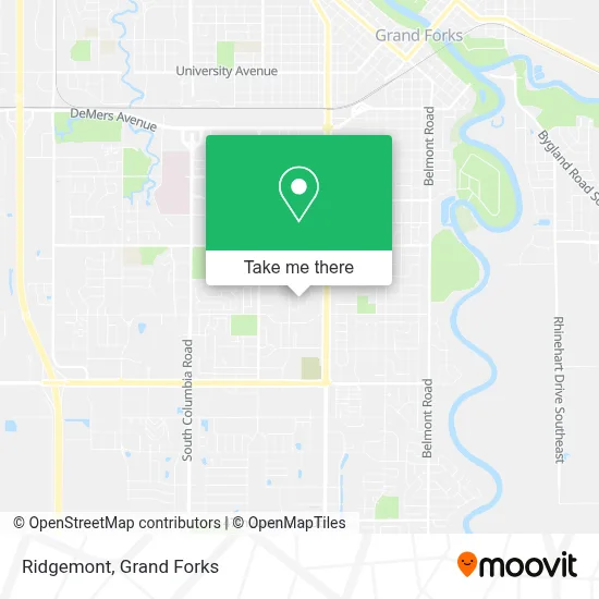 Ridgemont map