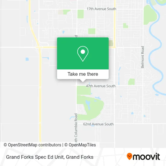 Grand Forks Spec Ed Unit map