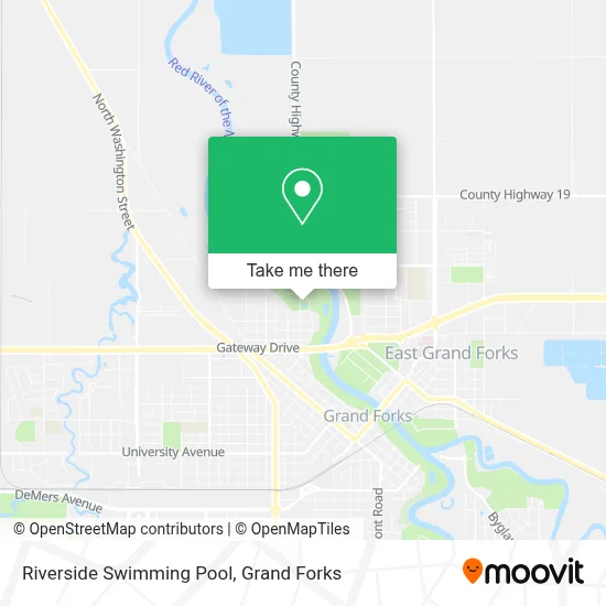 Riverside Swimming Pool map
