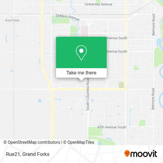 Rue21 map