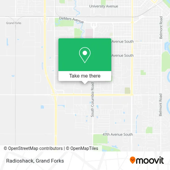 Radioshack map