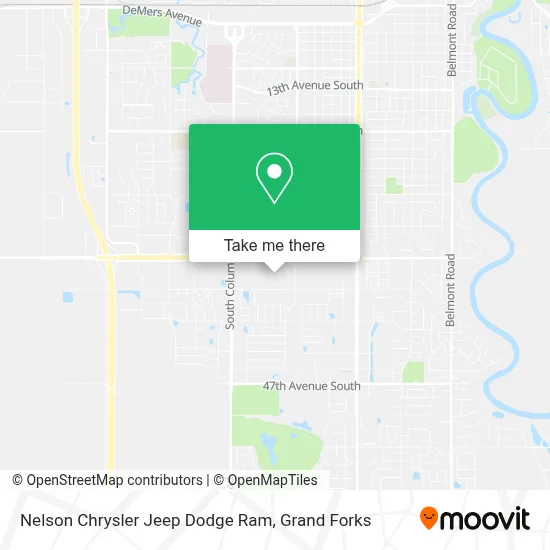 Nelson Chrysler Jeep Dodge Ram map