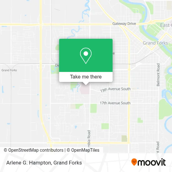 Arlene G. Hampton map