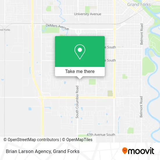 Brian Larson Agency map