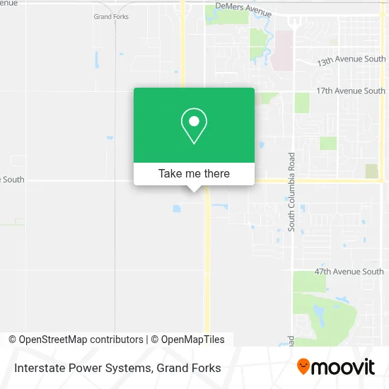 Interstate Power Systems map