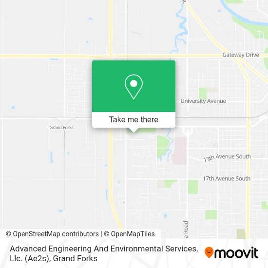 Advanced Engineering And Environmental Services, Llc. (Ae2s) map