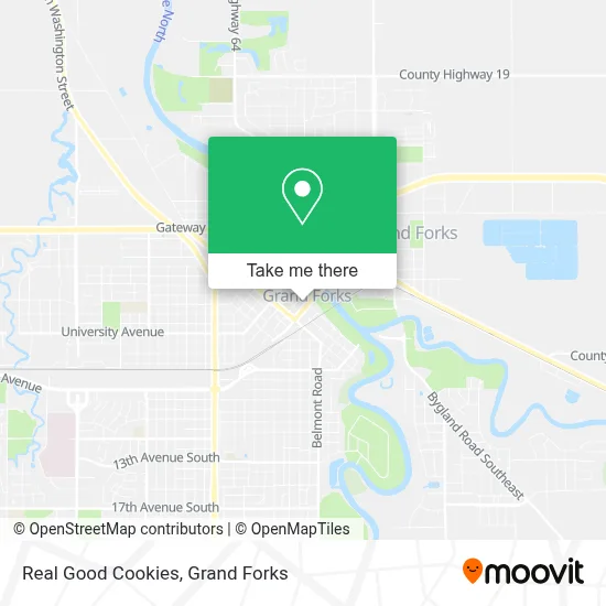Real Good Cookies map