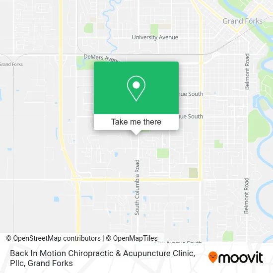 Back In Motion Chiropractic & Acupuncture Clinic, Pllc map
