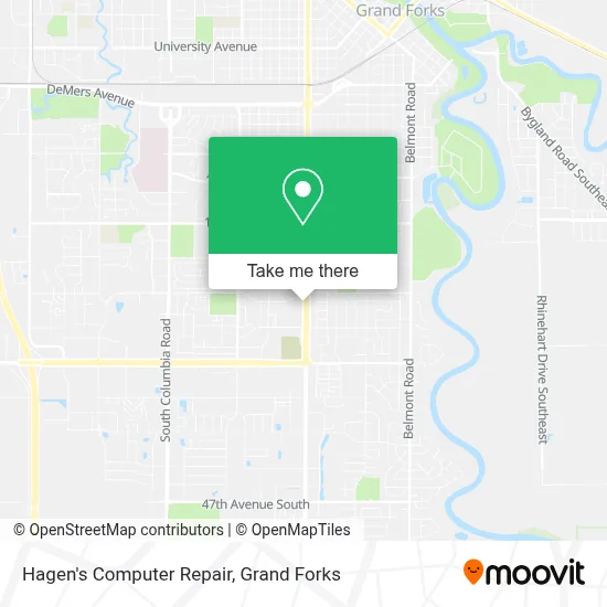Hagen's Computer Repair map