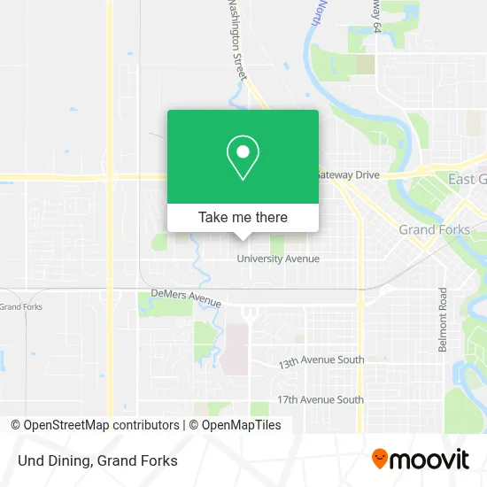 Und Dining map
