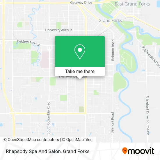 Rhapsody Spa And Salon map