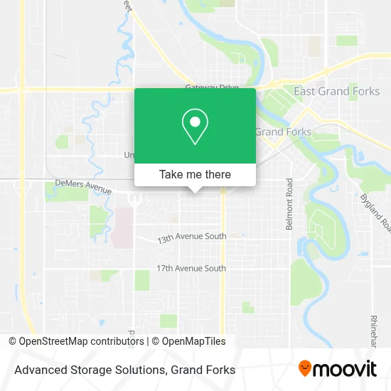 Advanced Storage Solutions map