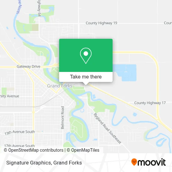 Signature Graphics map